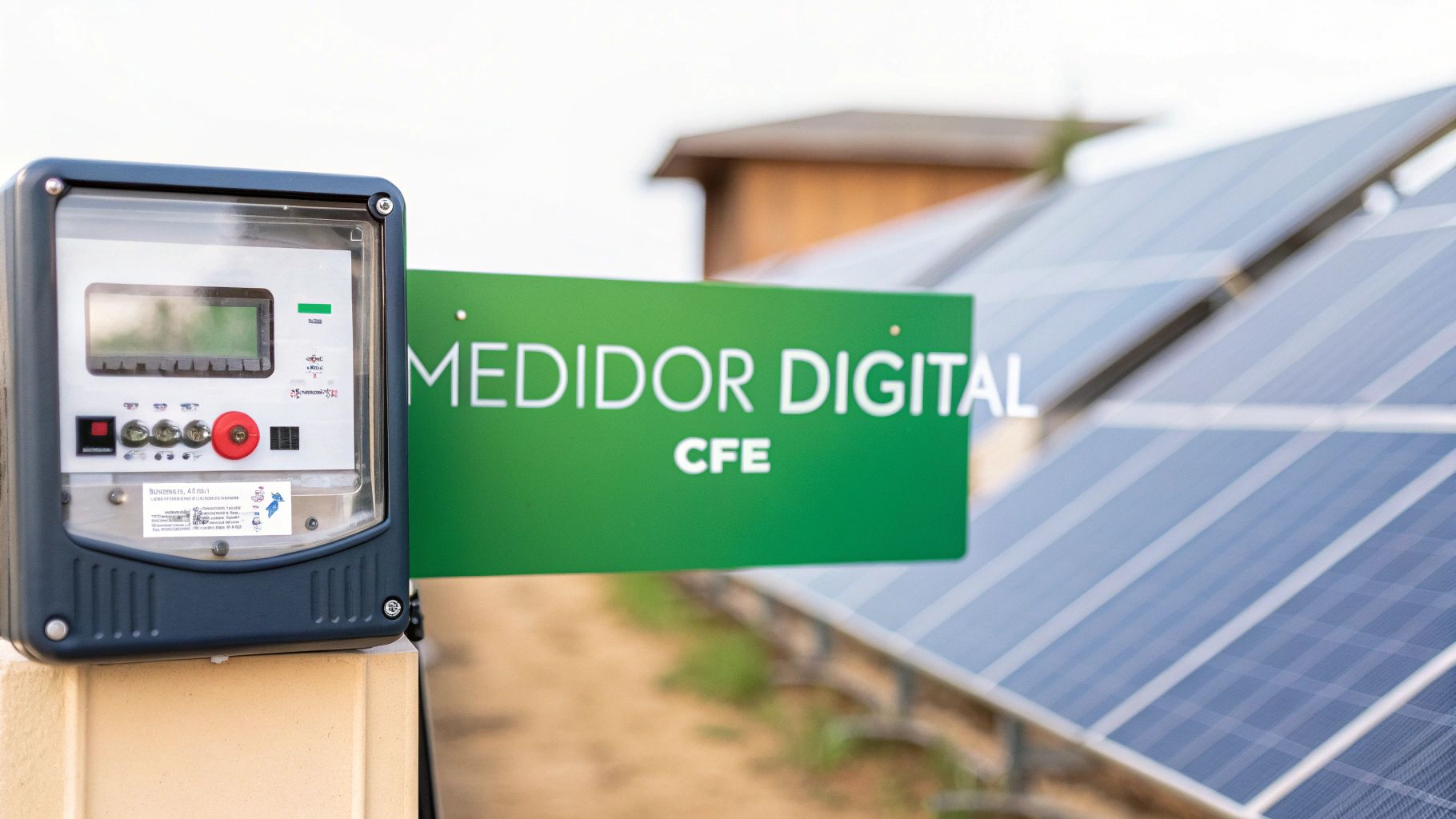 Guía completa sobre medidores de luz digitales CFE para paneles solares