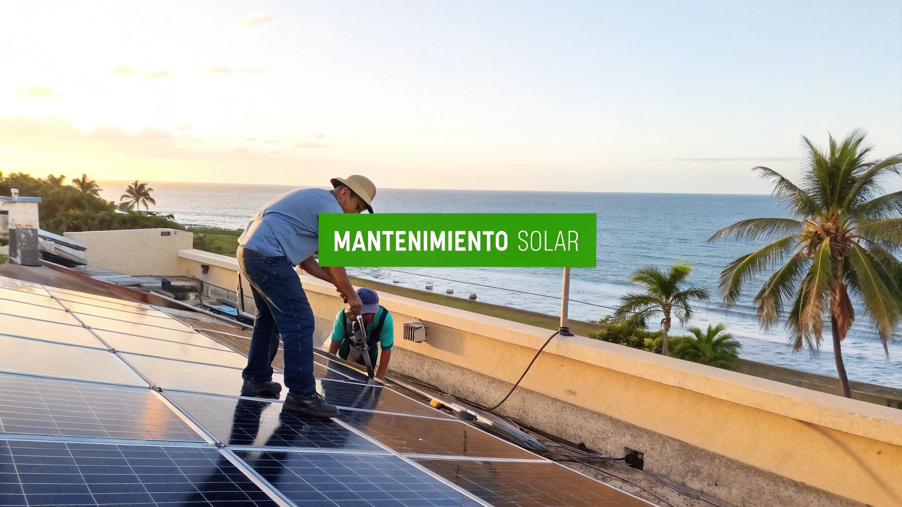 Guía de Mantenimiento de Paneles Solares: Cómo Cuidar Tu Inversión en Cancún