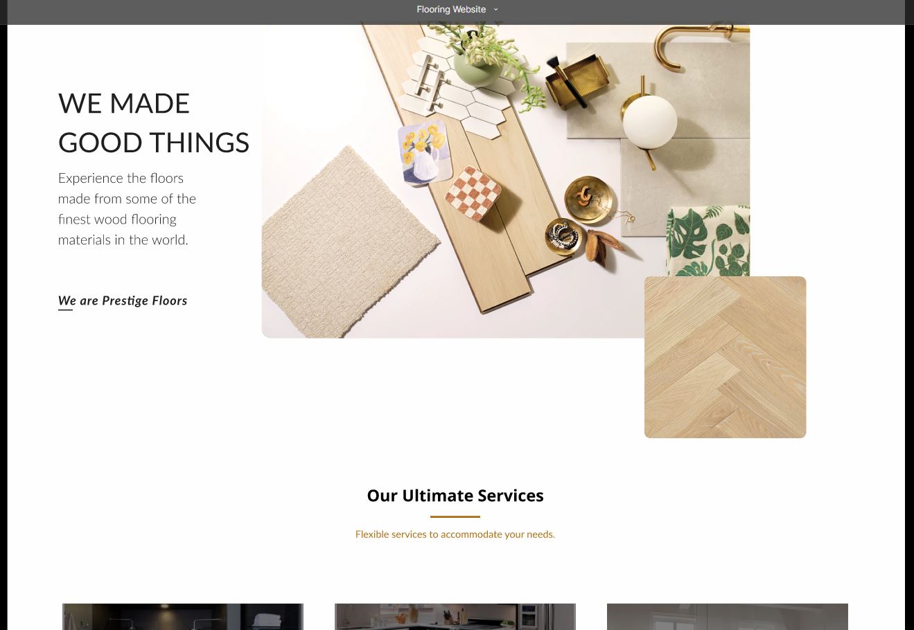 Elegant Flooring Web Designs