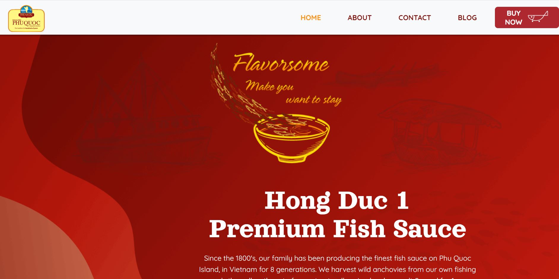 HD1 Fishsauce Web Design