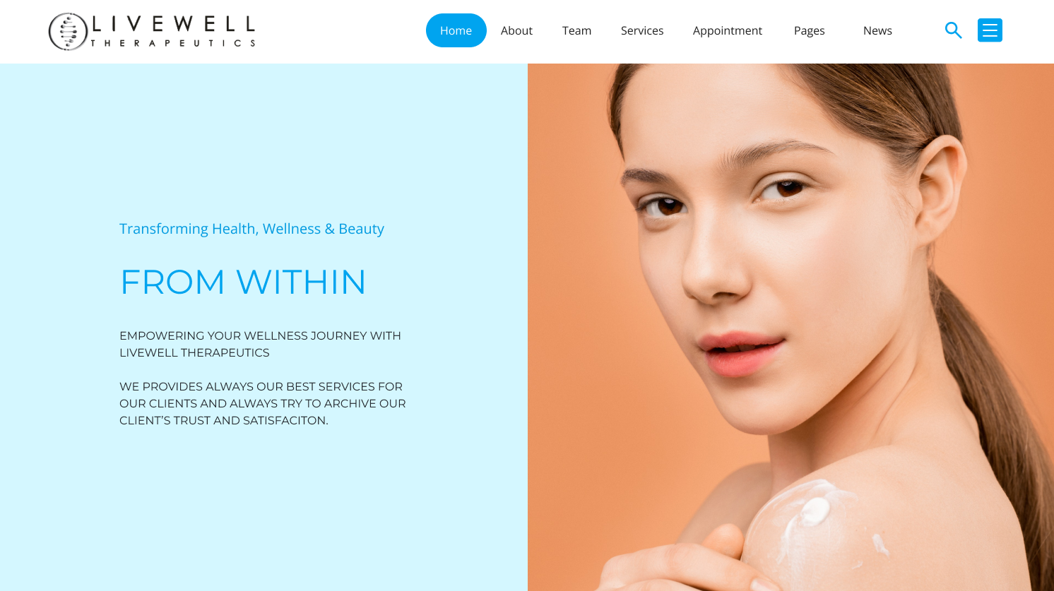 Therapeutics Web Design