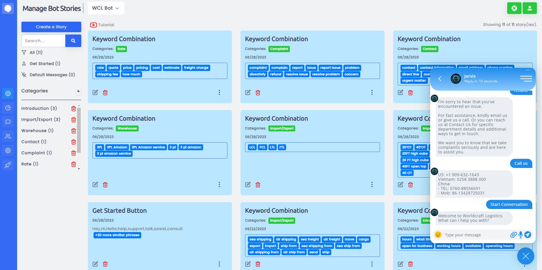 Chat Bot System