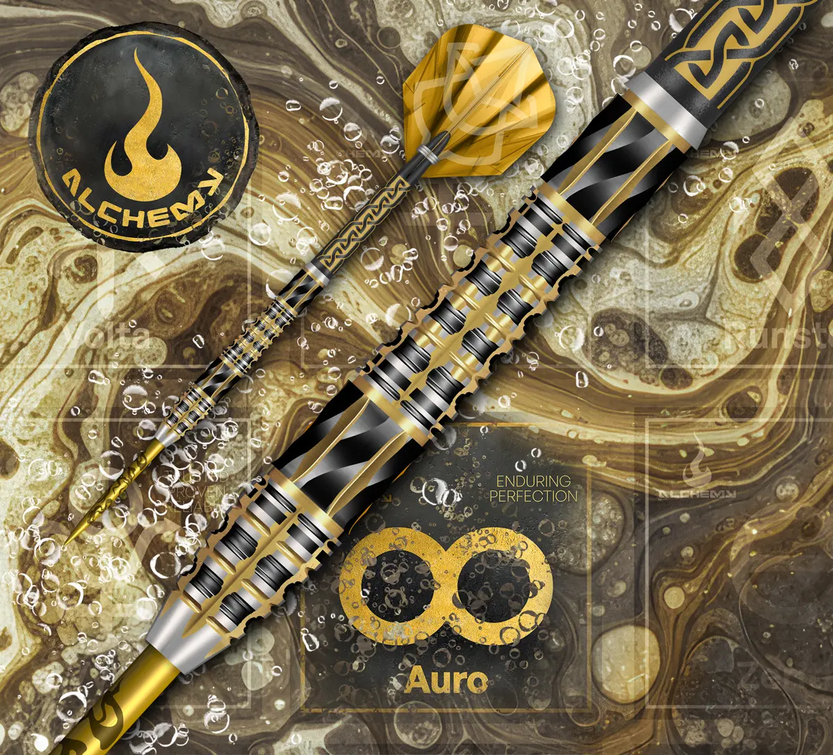 Shot Dart 'Alchemy Auro' Tungsten Dart banner