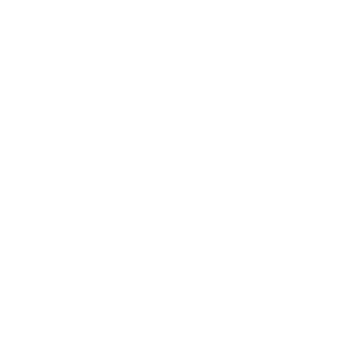 Facebook logo in black on a white rounded square background.