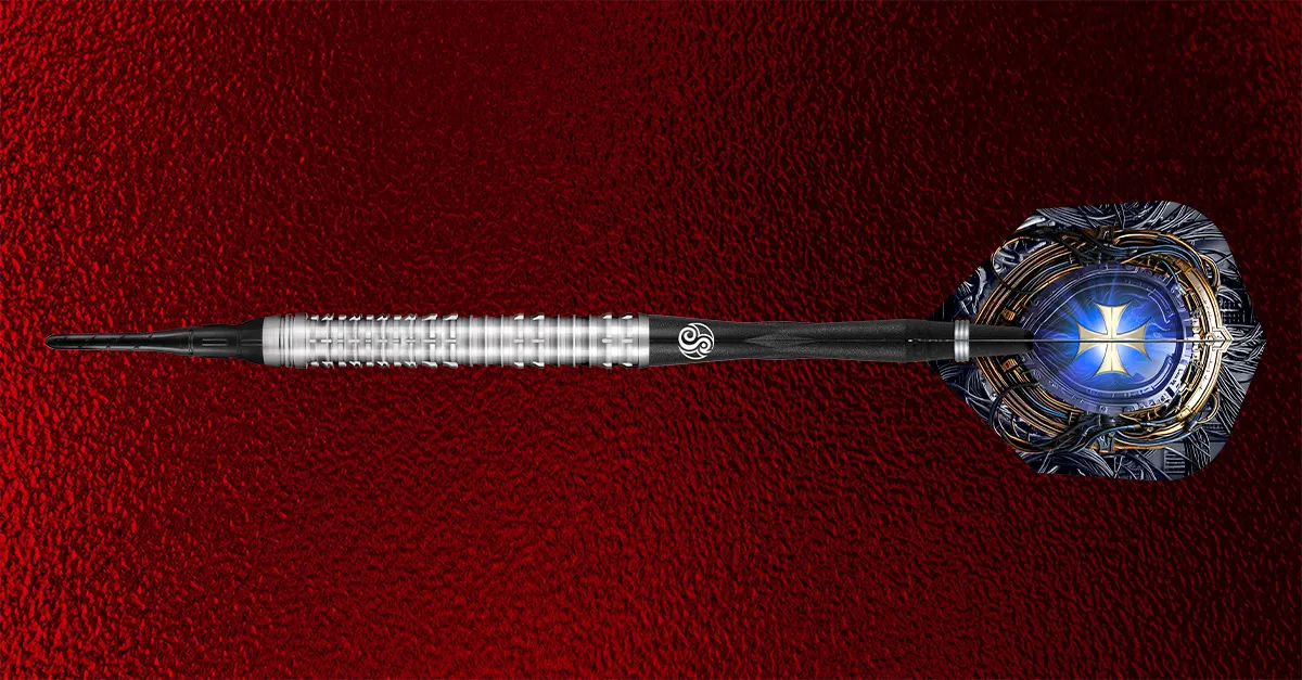 ダーツ Shot Future Knights Ironsoul 2BA 20g Future Knights Ironsoul Soft Tip Dart Set-90% Tungsten