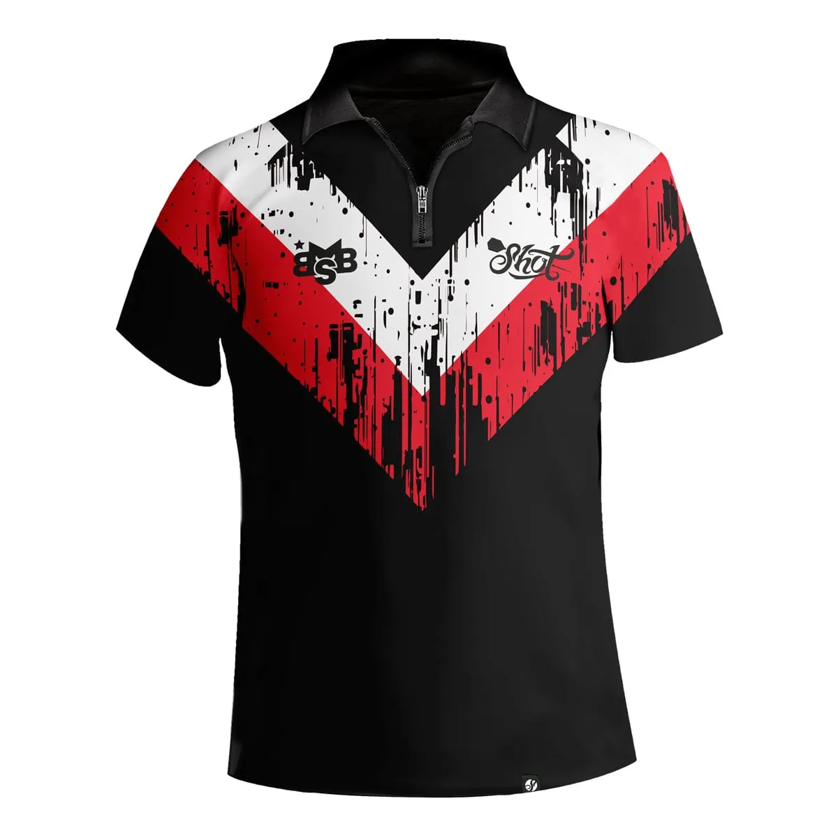 Michael Smith White Strip Polo Shirt