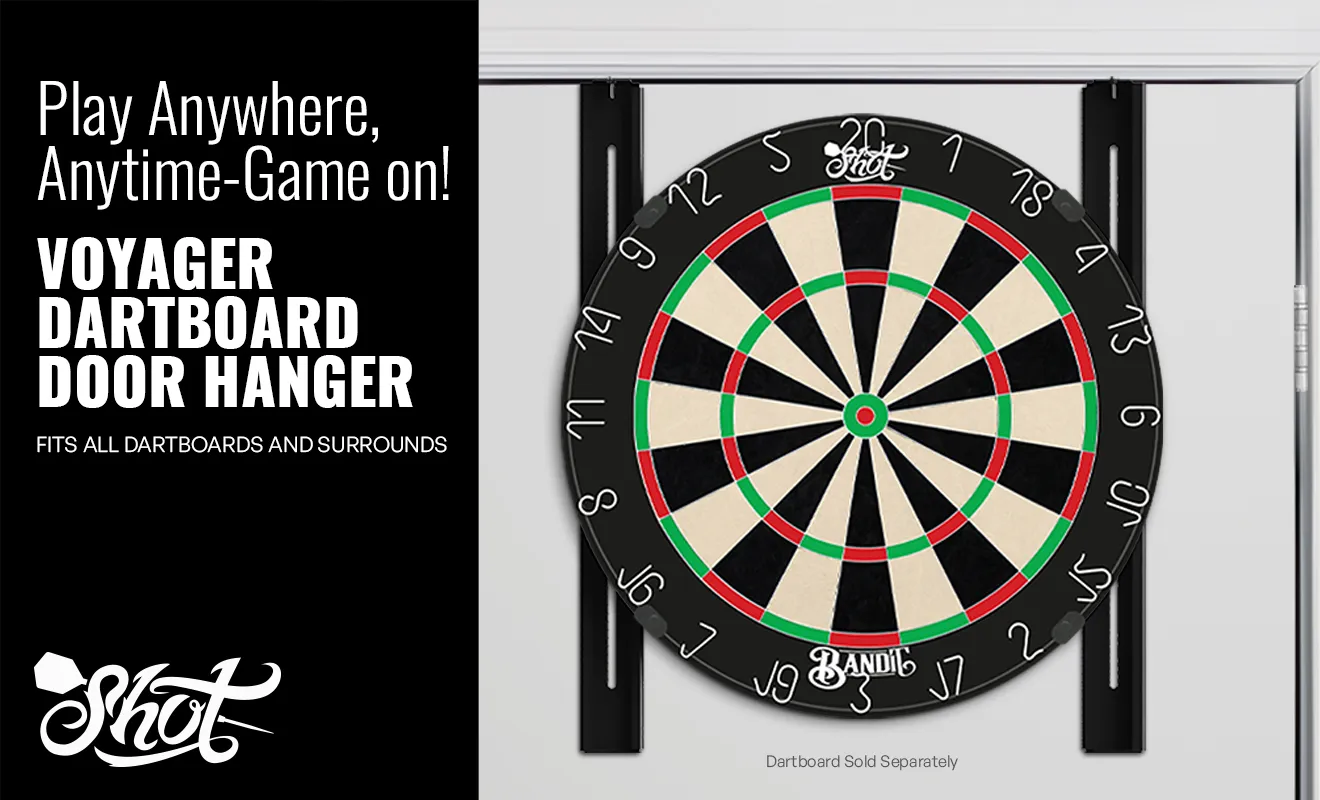 The Best Door Hanging Dartboard System for Travelers, Renters & Dart Players