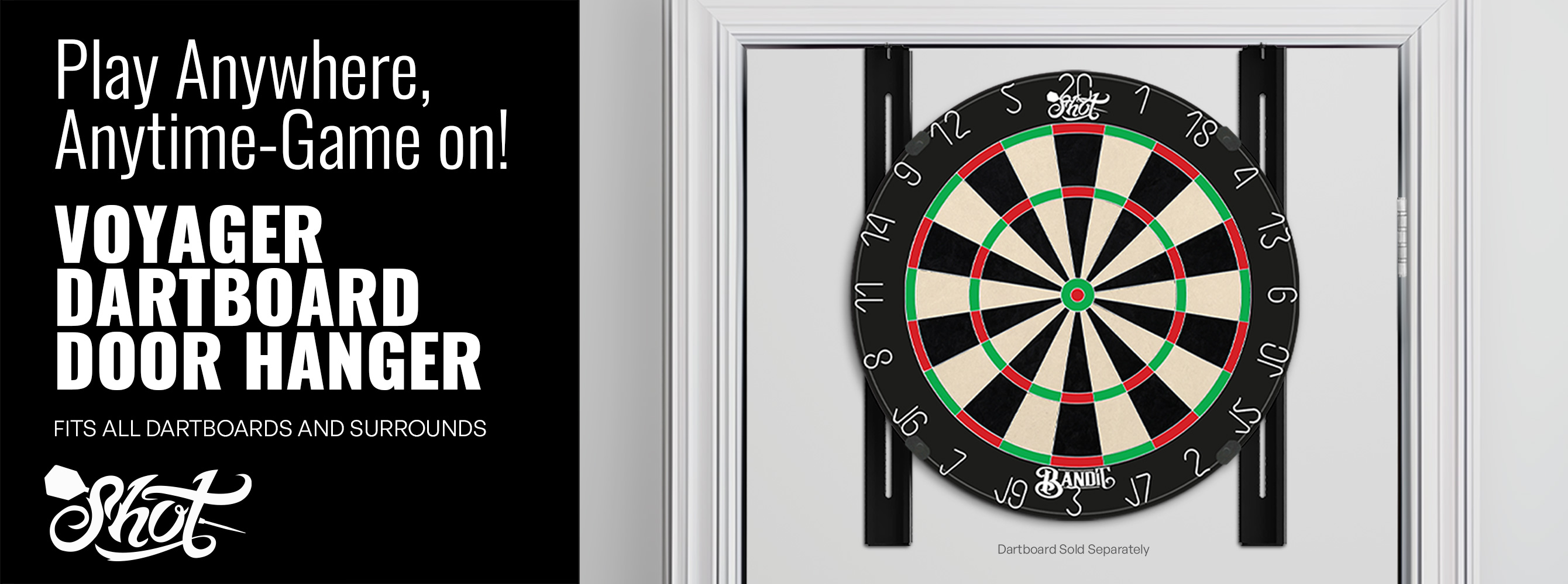The Best Door Hanging Dartboard System for Travelers, Renters & Dart Players