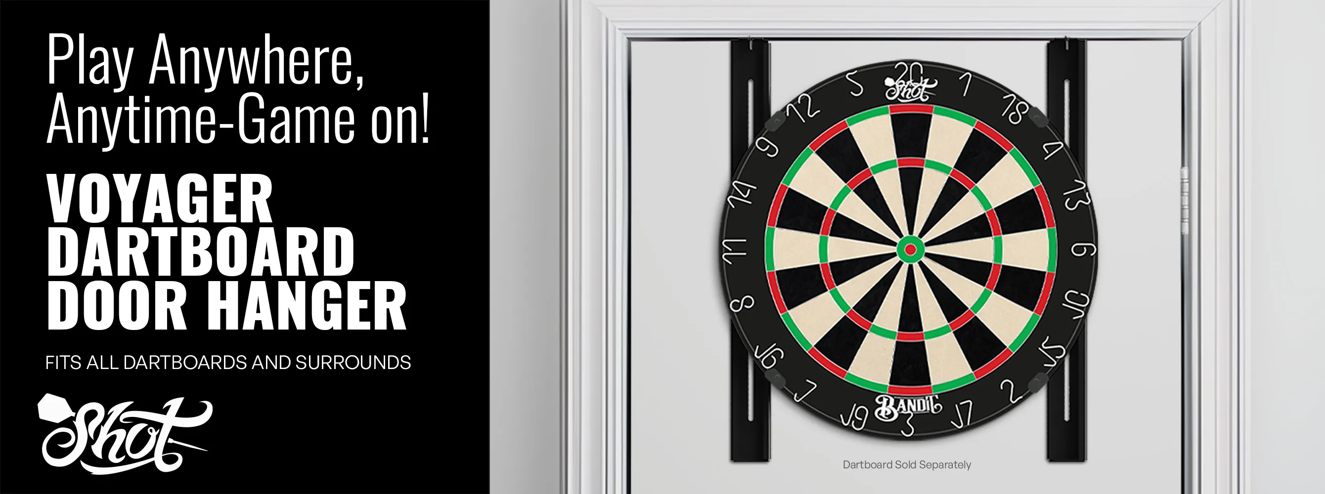 The Best Door Hanging Dartboard System for Travelers, Renters & Dart Players