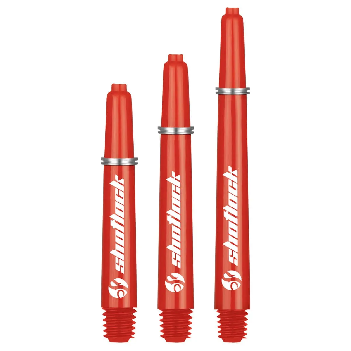 Shot Lock Dart Shafts Red