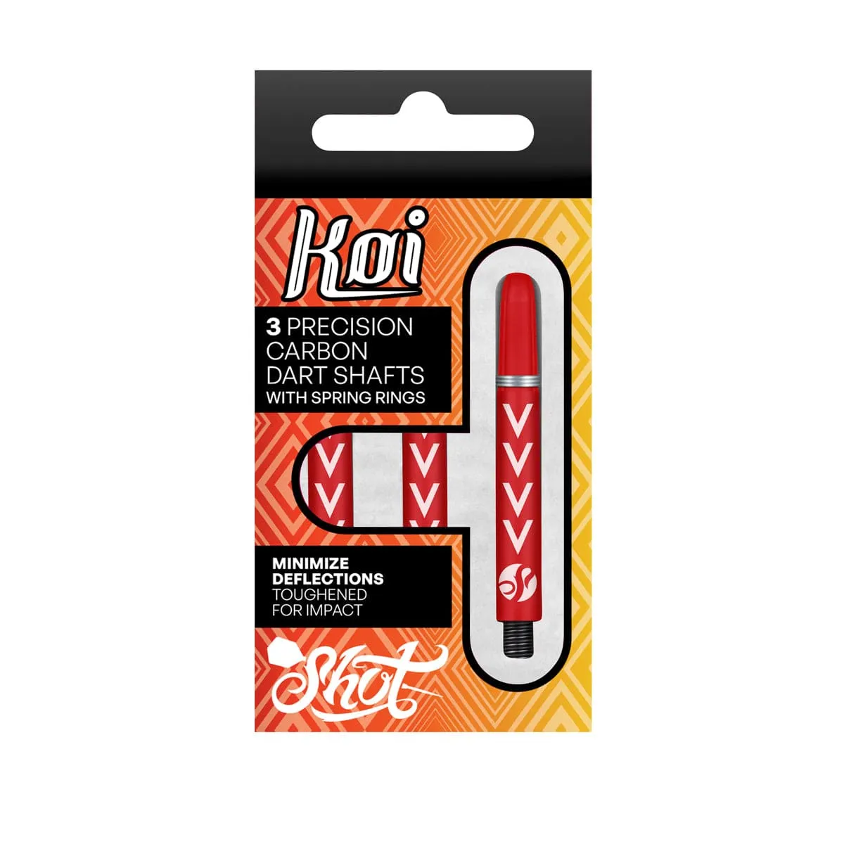 Koi Carbon Dart Shaft-Michael Smith Red
