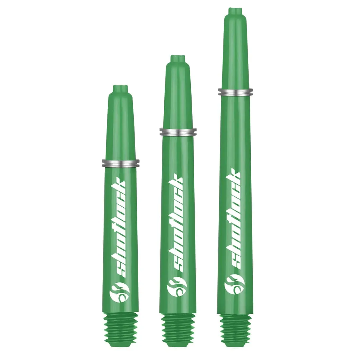 Shot Lock Dart Shafts Green