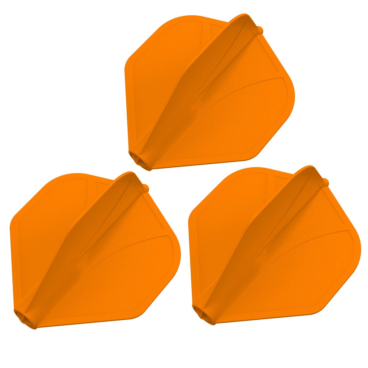 Airfoil Molded Dart Flight Set-Orange