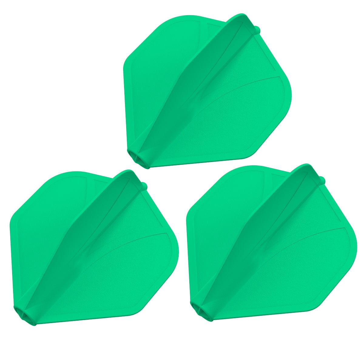Airfoil Molded Dart Flight Set-Green