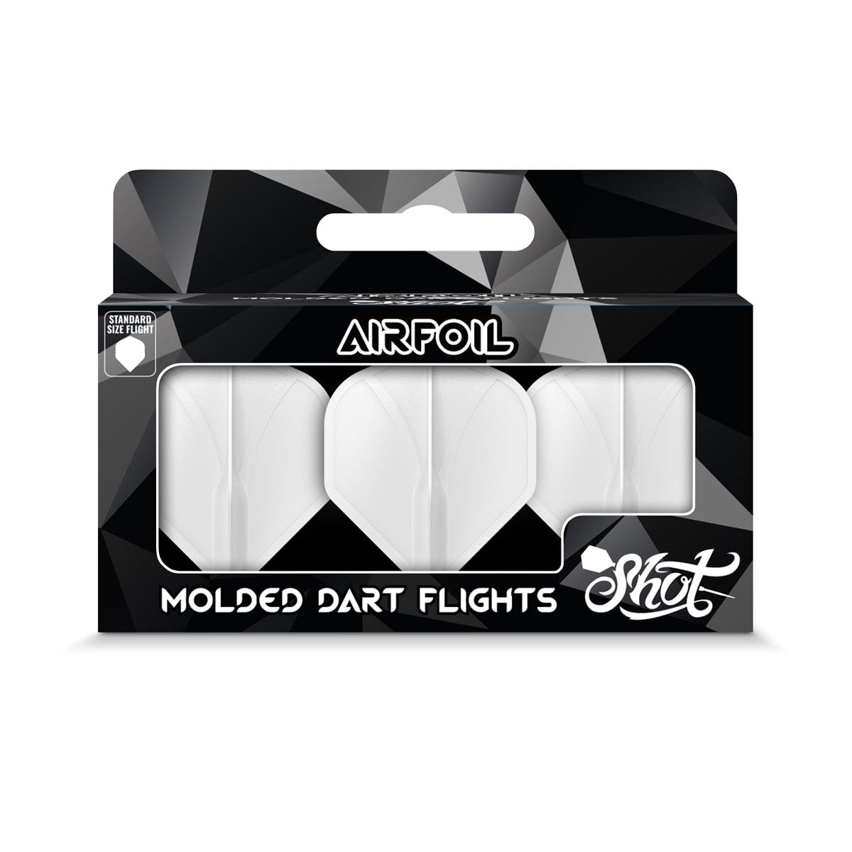 Airfoil Molded Dart Flight Set-White