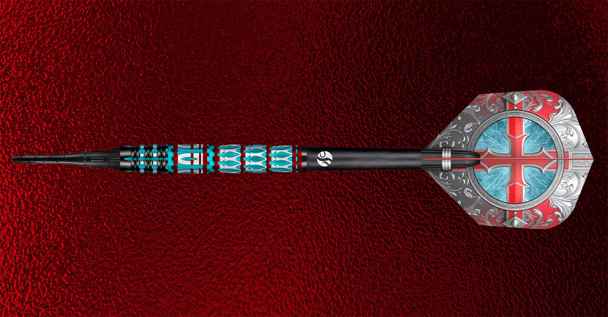 Future Knights St George Soft Tip Dart Set-95% Tungsten Barrels