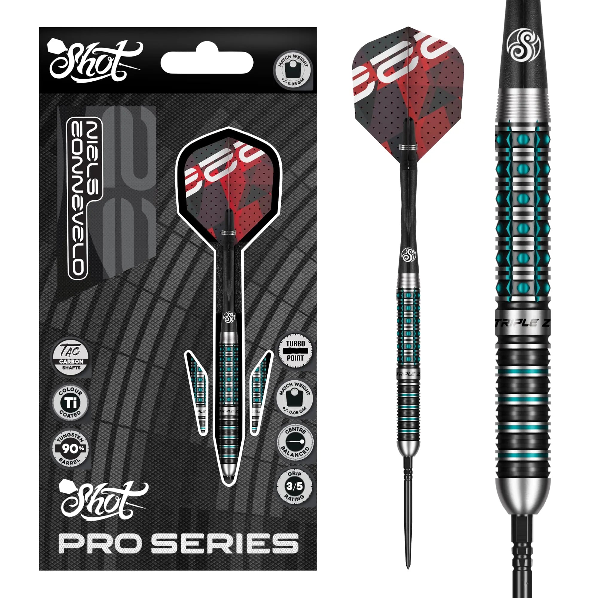 Niels Zonneveld Turbo Point - 90% Steel Tip Darts