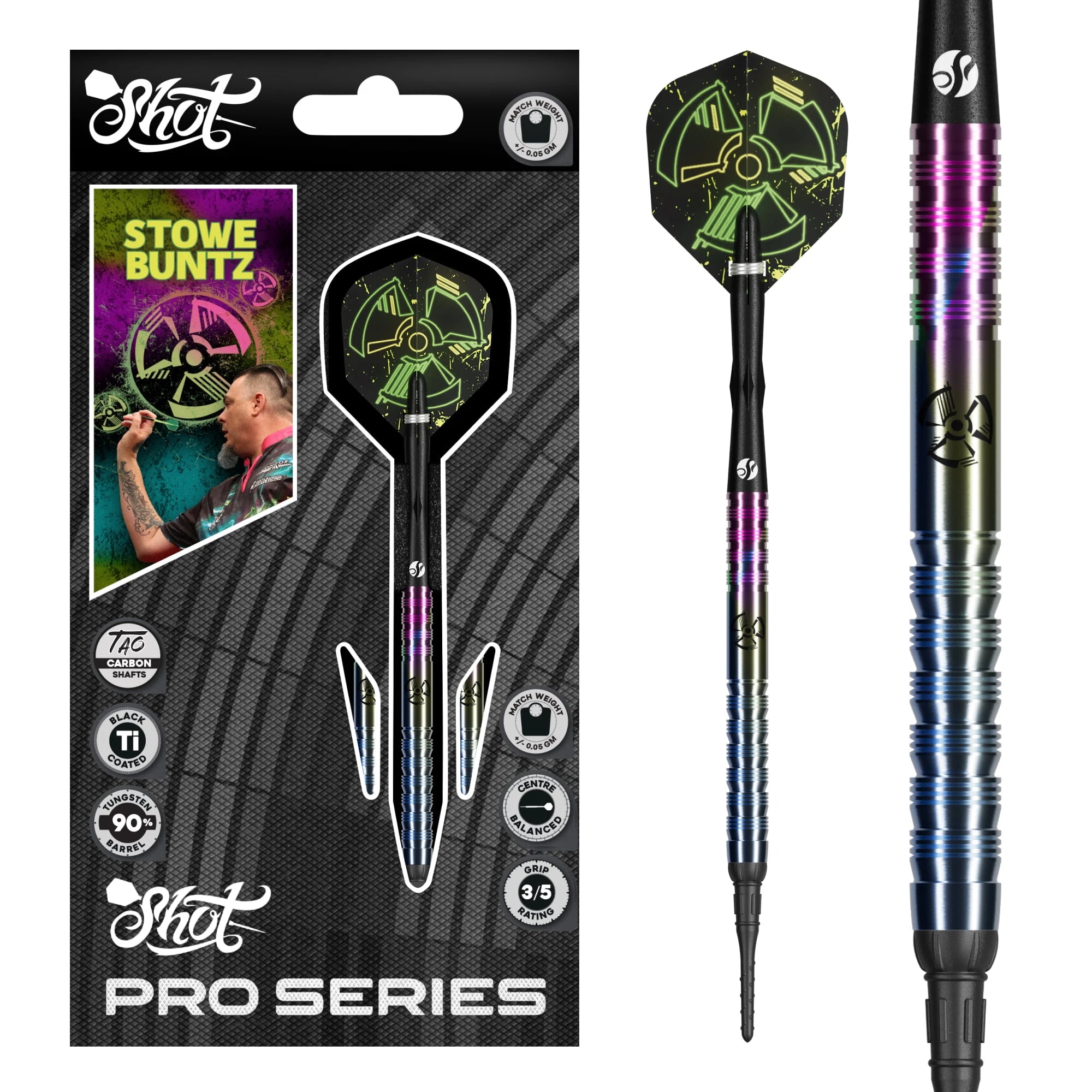 Pro Series Stowe Buntz 3.0 - 90% Soft Tip Darts