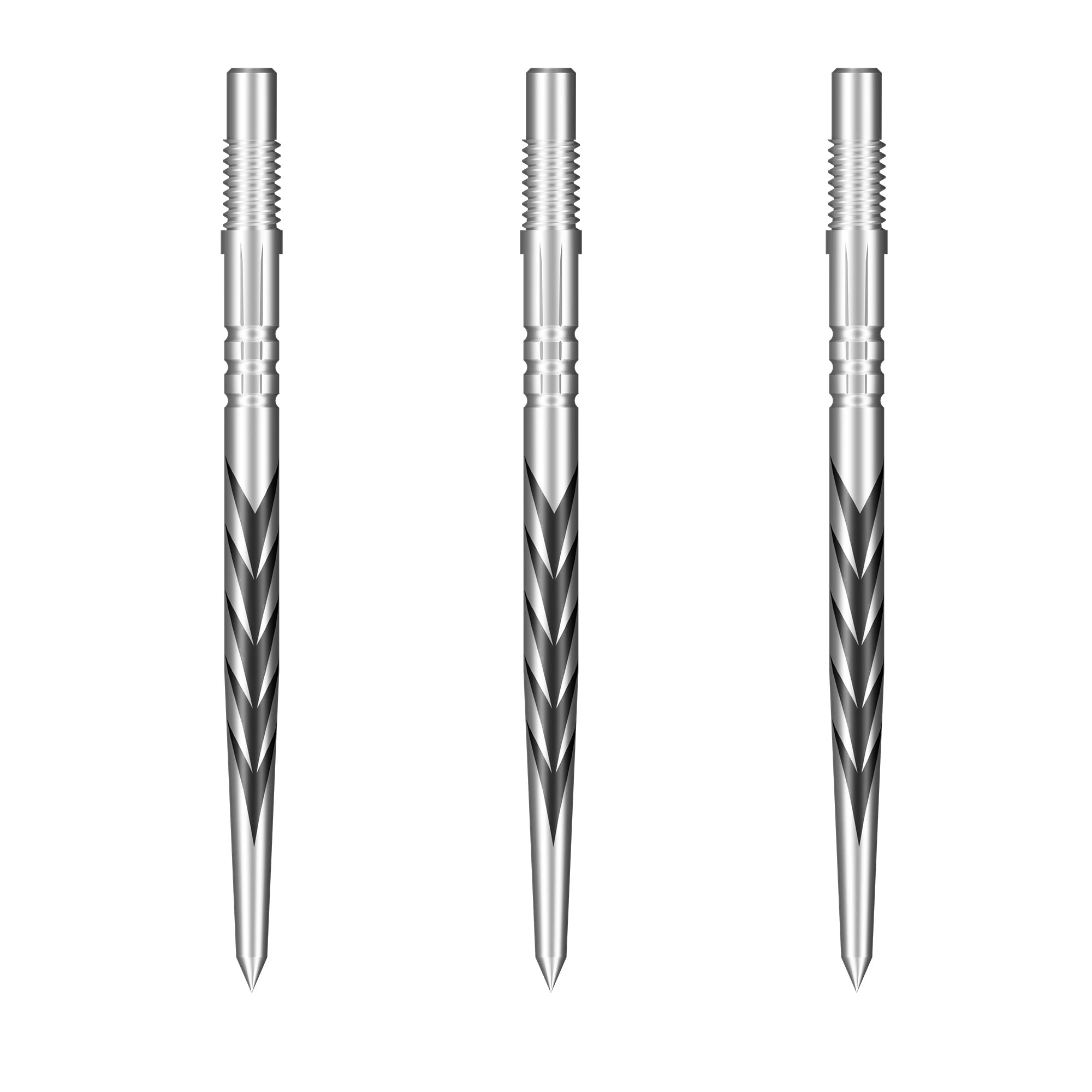 Tribal Weapon Steel Tip Turbo Points - Silver
