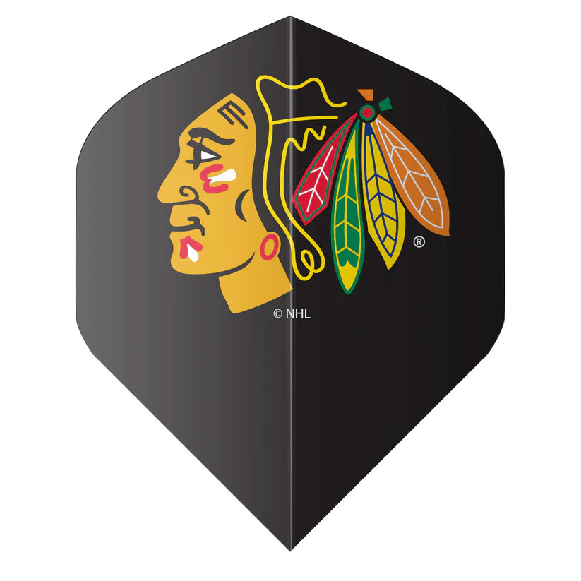 NHL Blackhawks Flight Set Black