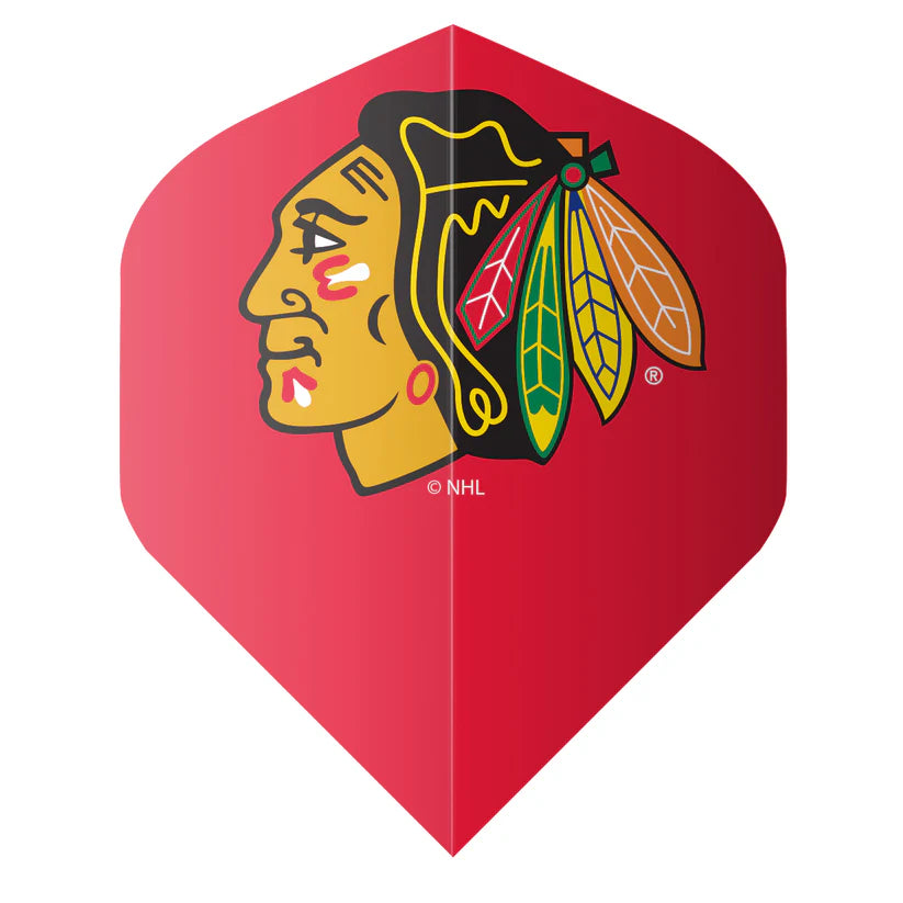 NHL Blackhawks Flight Set Red