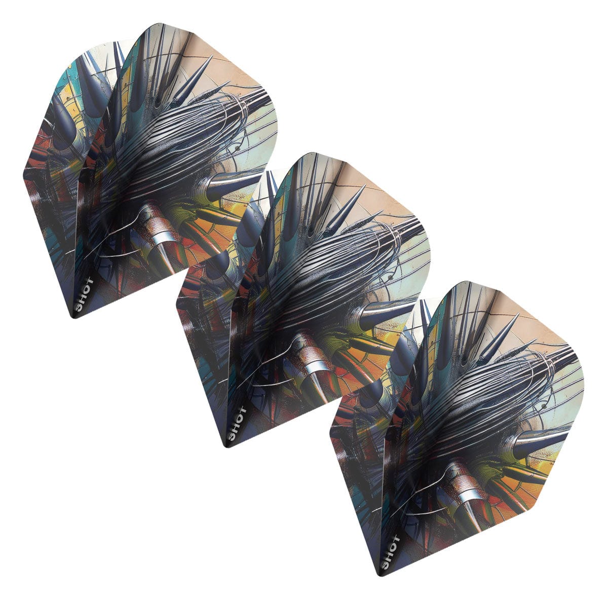 Gnarly Rippah Dart Flight Set-Small Standard
