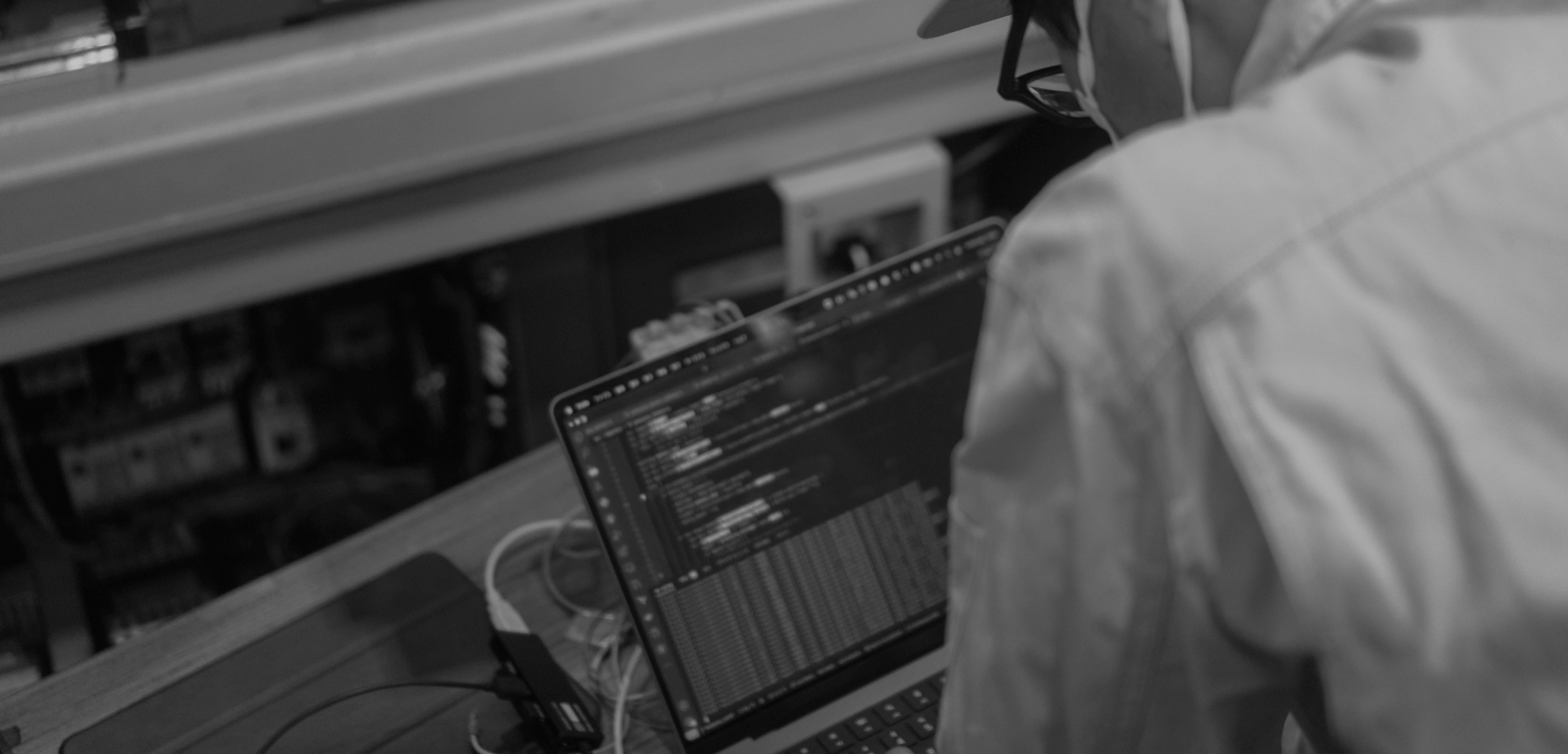 Employees developing in the factory