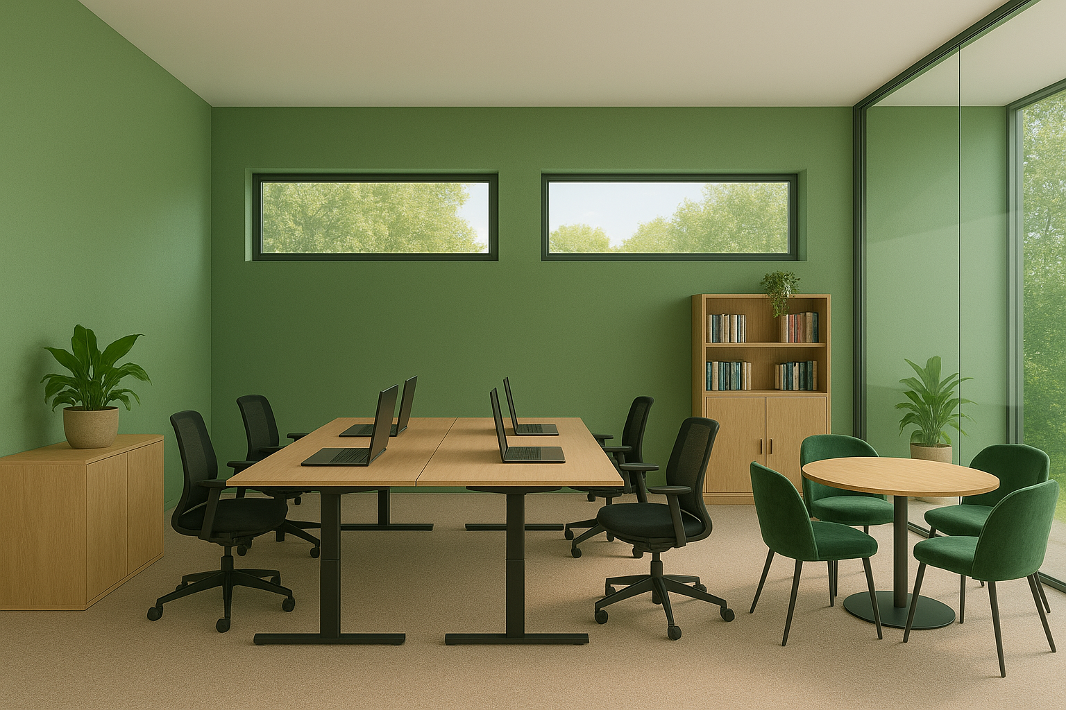 Biophilic Kantoor met Natuurlijke Lichtinval.png