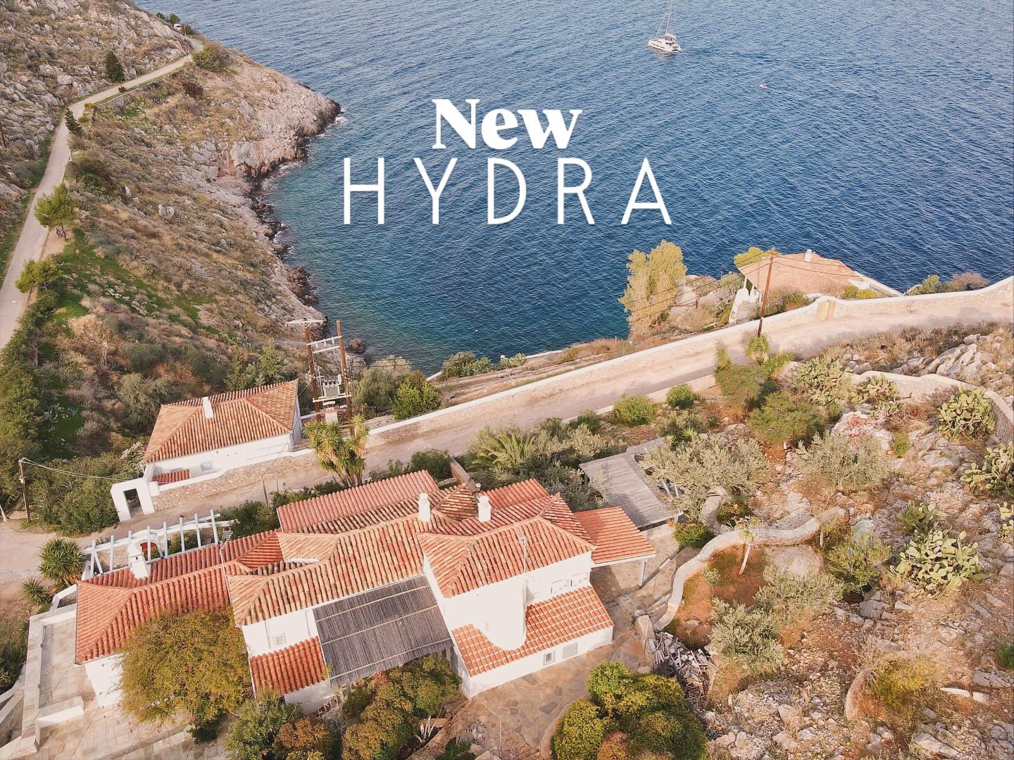 For sale in Hydra | 200 sqm traditional house | large outdoors | seaviews | sunset | 15 min walking from the port | the beach 100 m below 