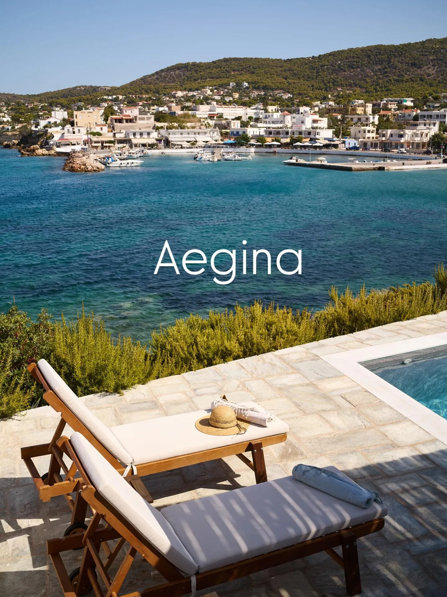 Aegina island | Villa for rent | seafront living | holiday house for 8–9 guests in comfort and style | 45 min from Athens.