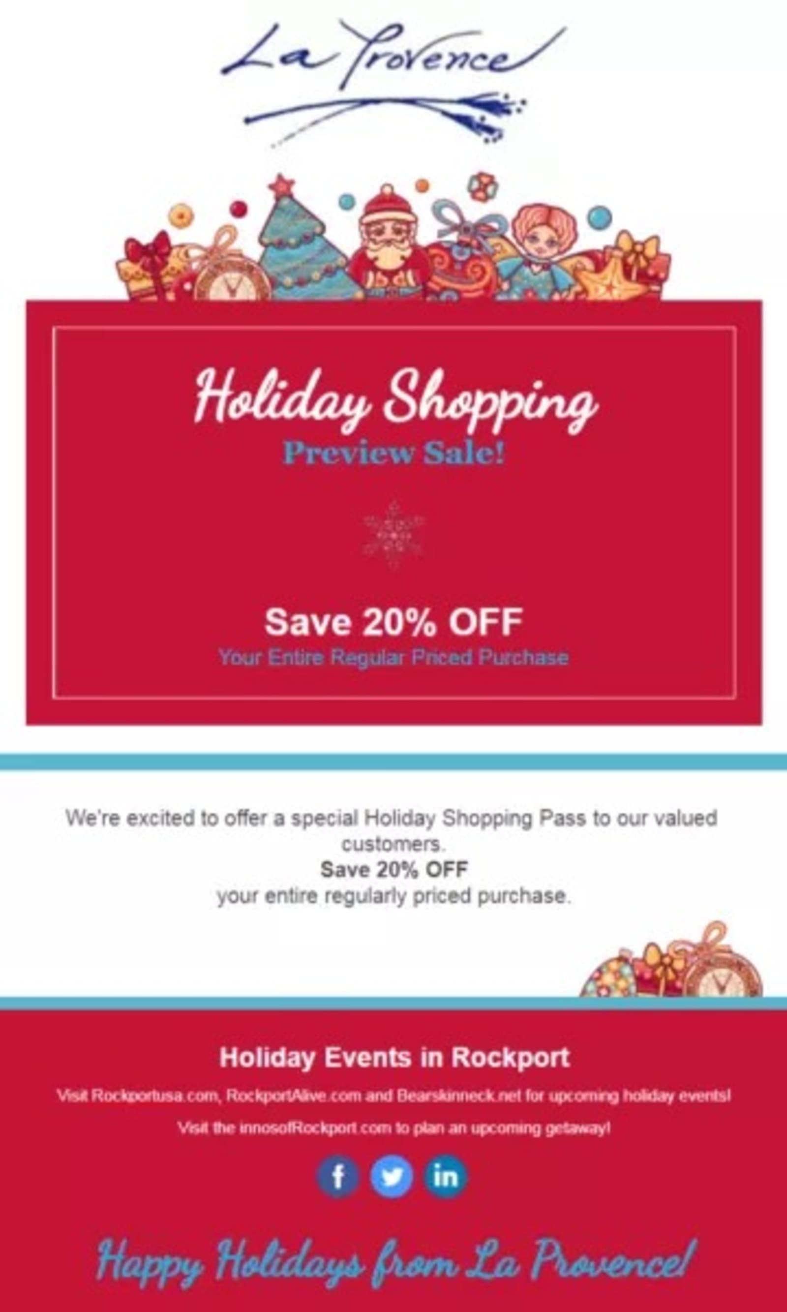 Use Holiday Themed Text and Email Templates