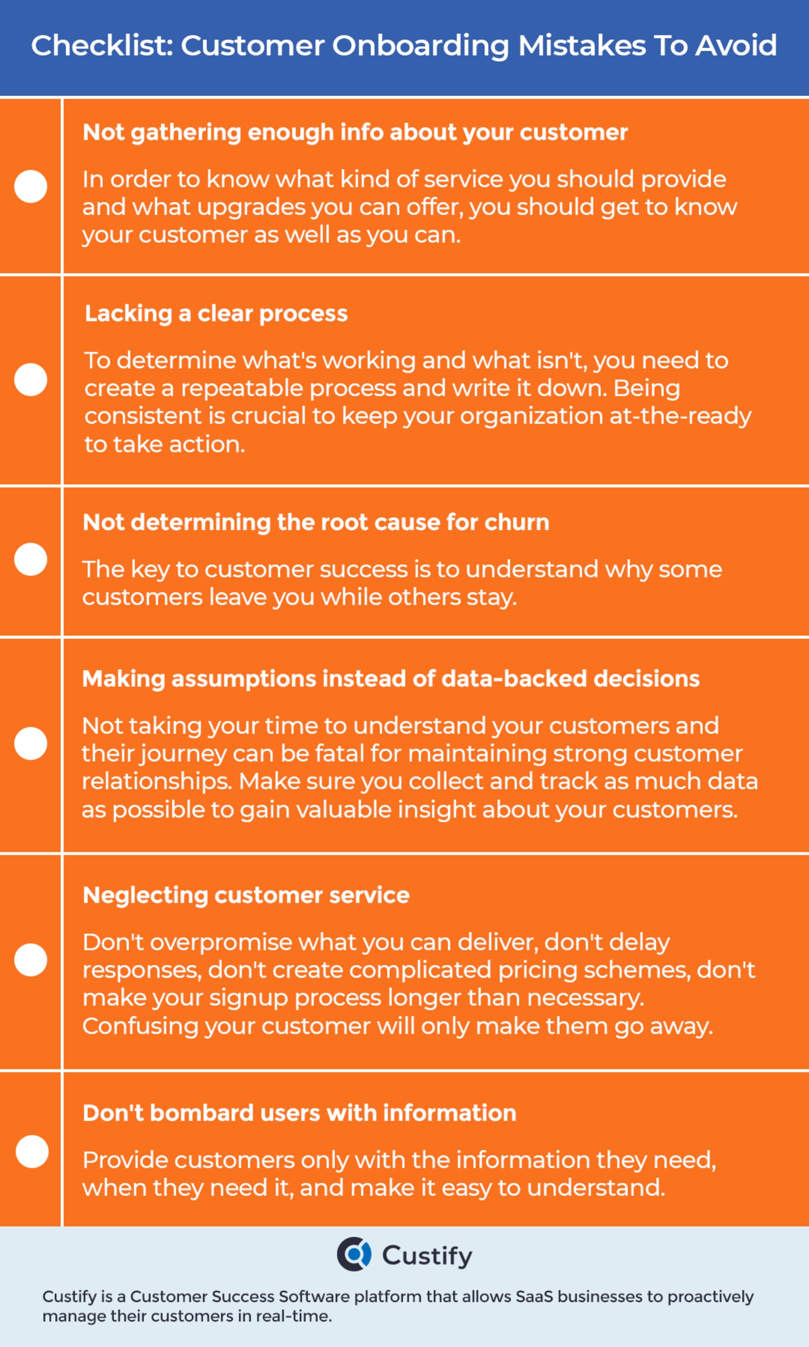 How To Design An Onboarding Process That Eliminates Early Churn: Customer onboarding mistakes to avoid