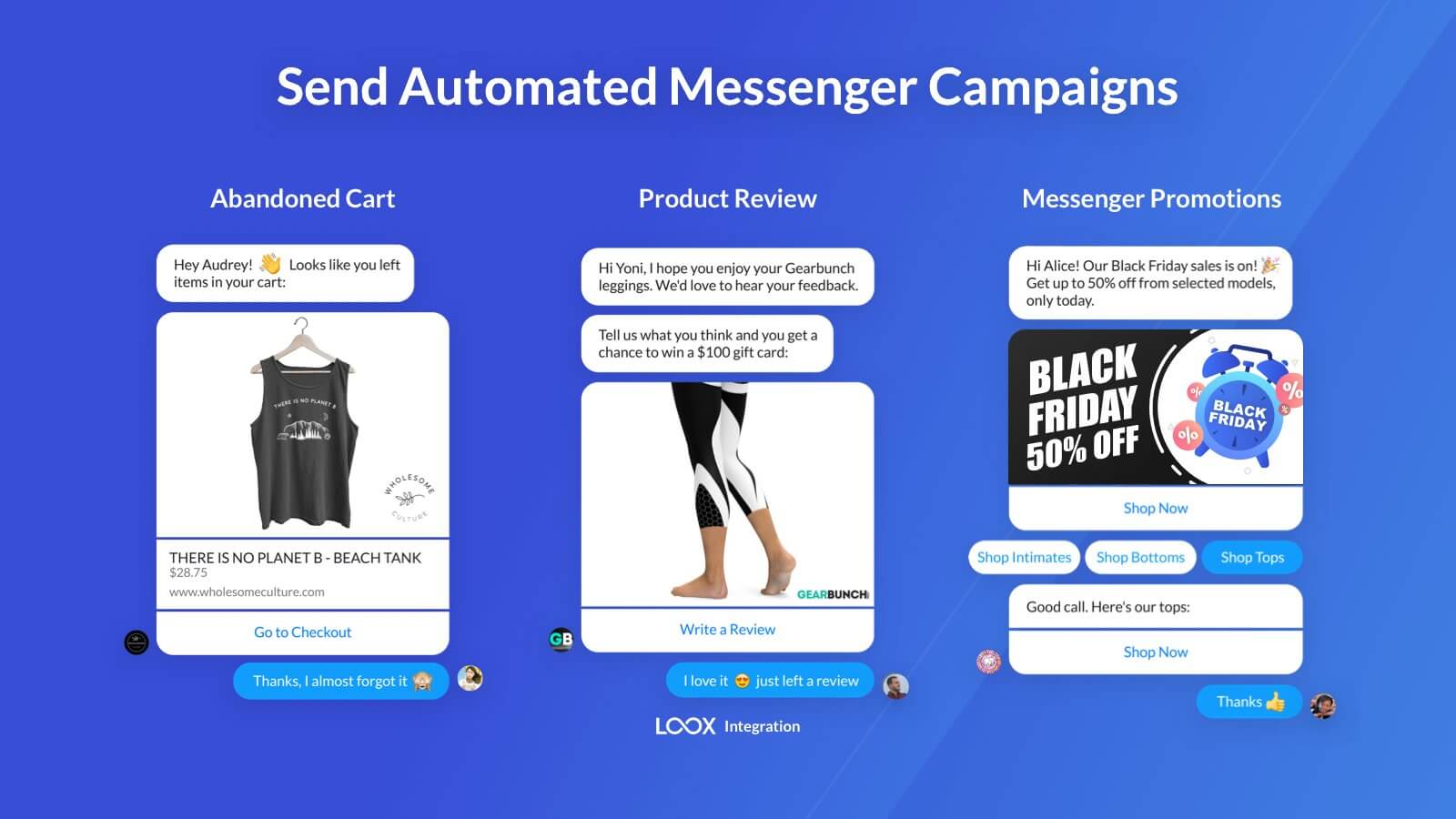 Recart FB Messenger Marketing - Shopify Apps To Boost Your Sales