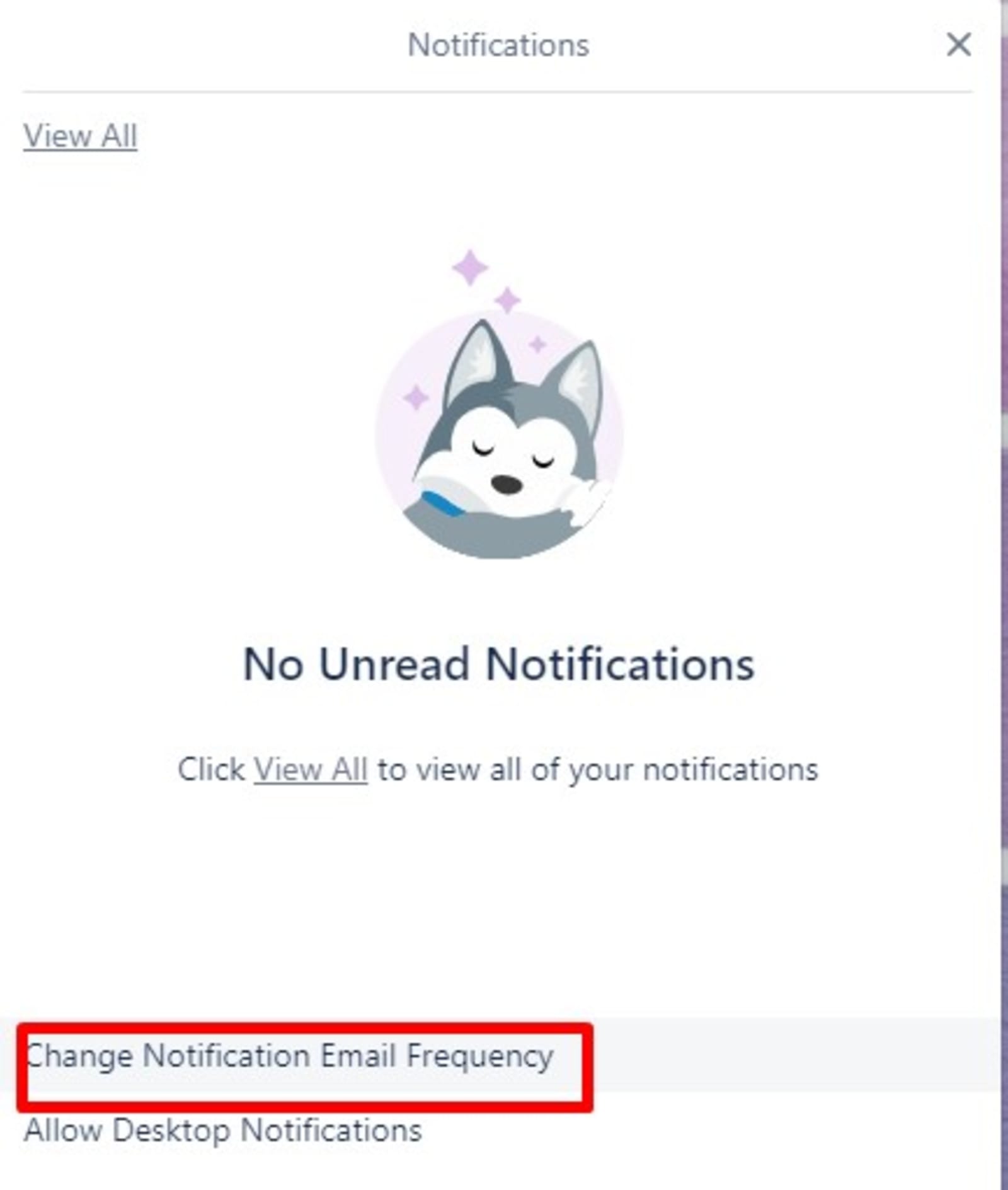 Notification Frequency