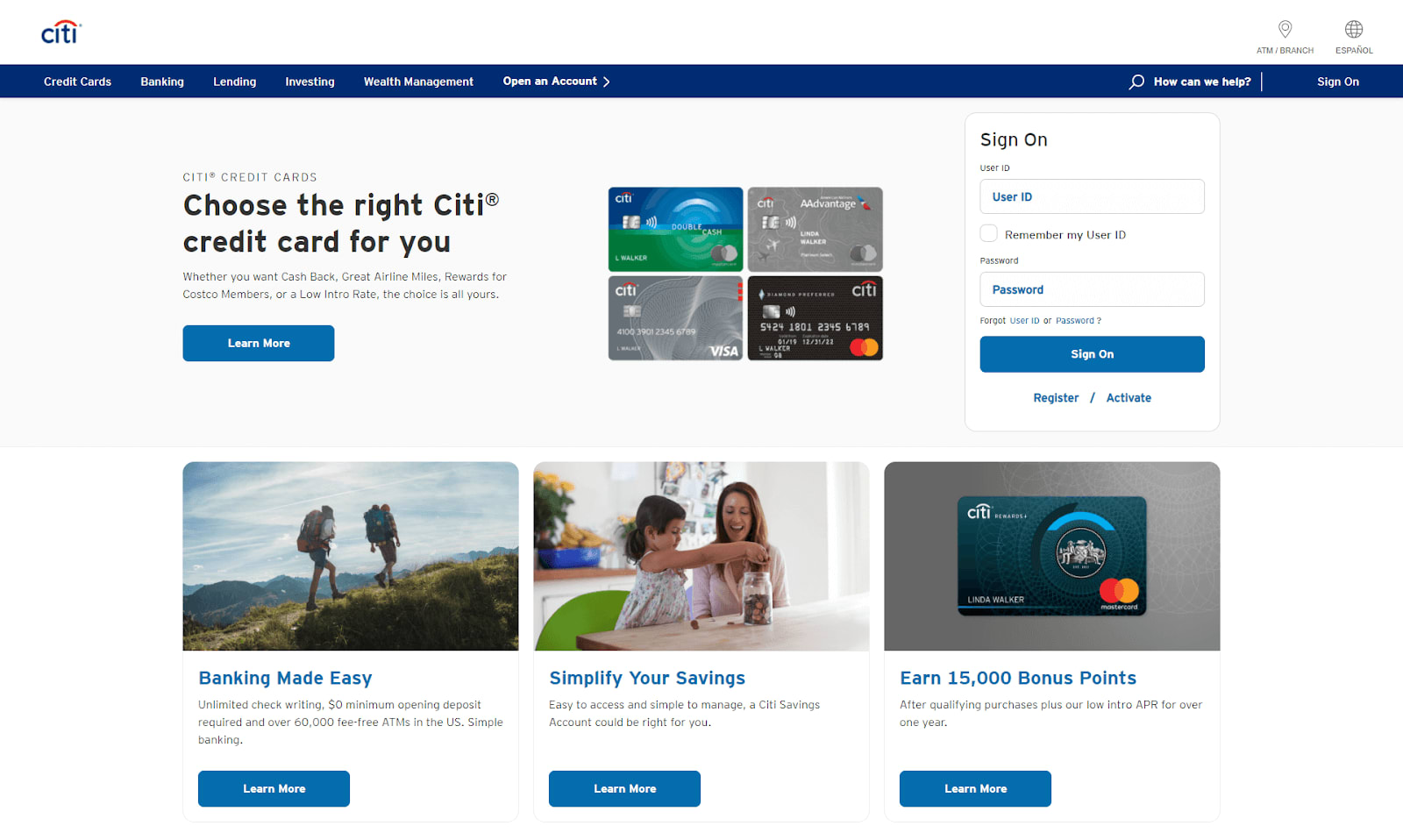 citi website
