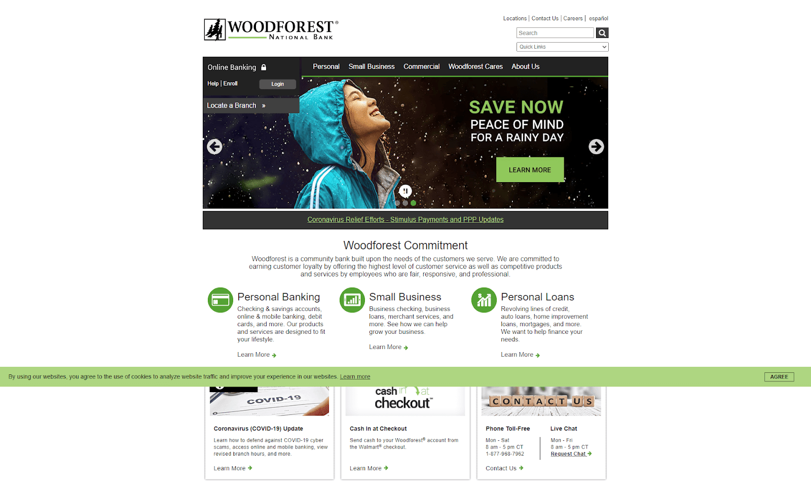 woodforest website