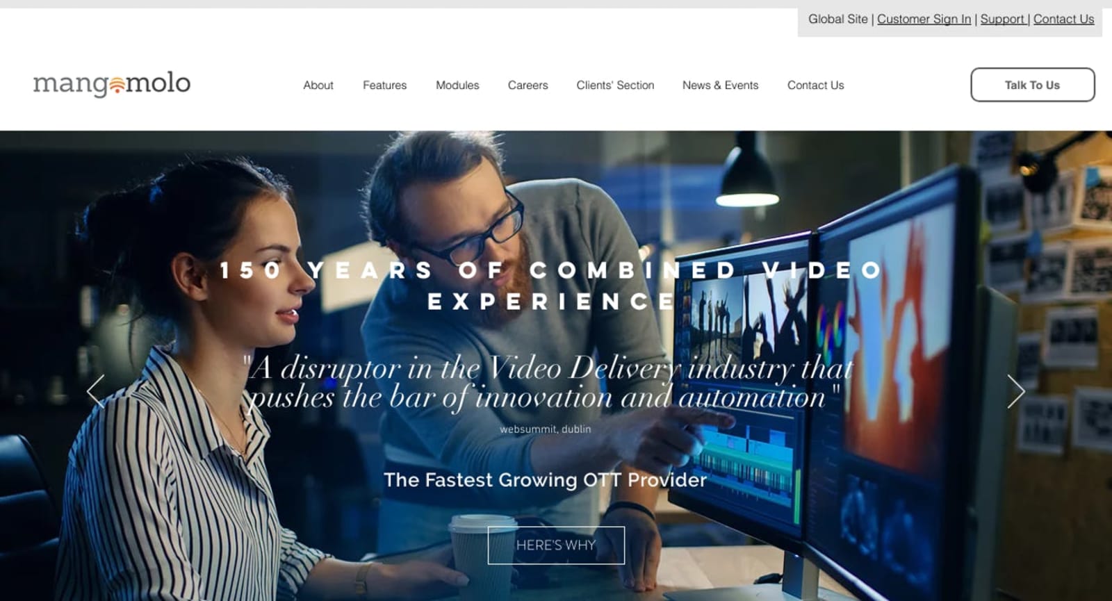 Wix Website Examples: Mangomolo