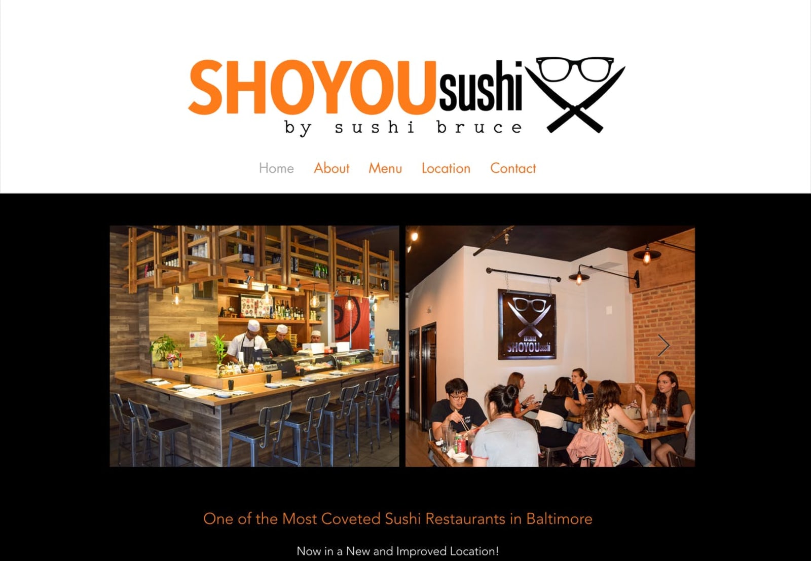 Wix Website Examples: Shoyou Sushi