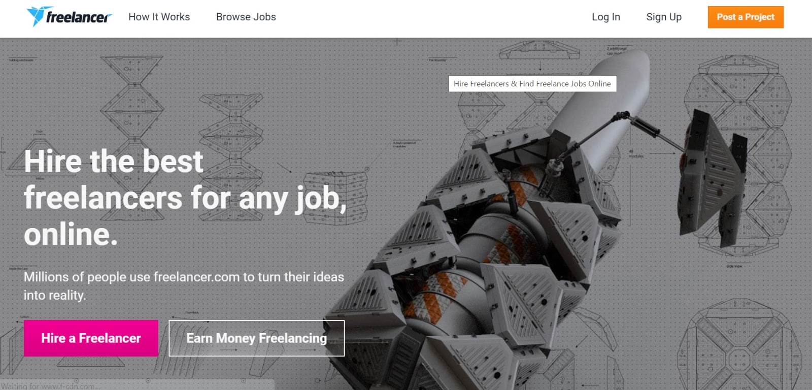 The Freelancer platform
