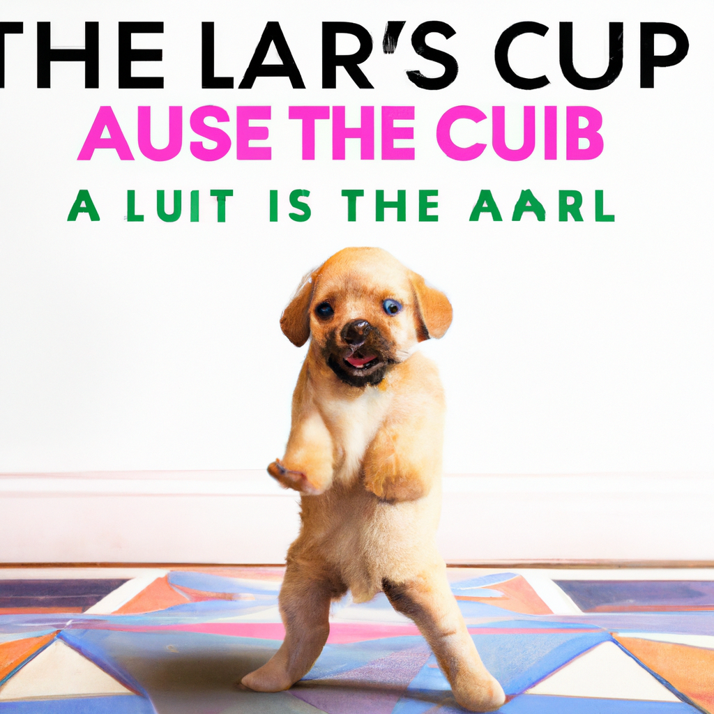 "Artistic Paws: The Rise of Puppy Yoga at Hall des Lumières"