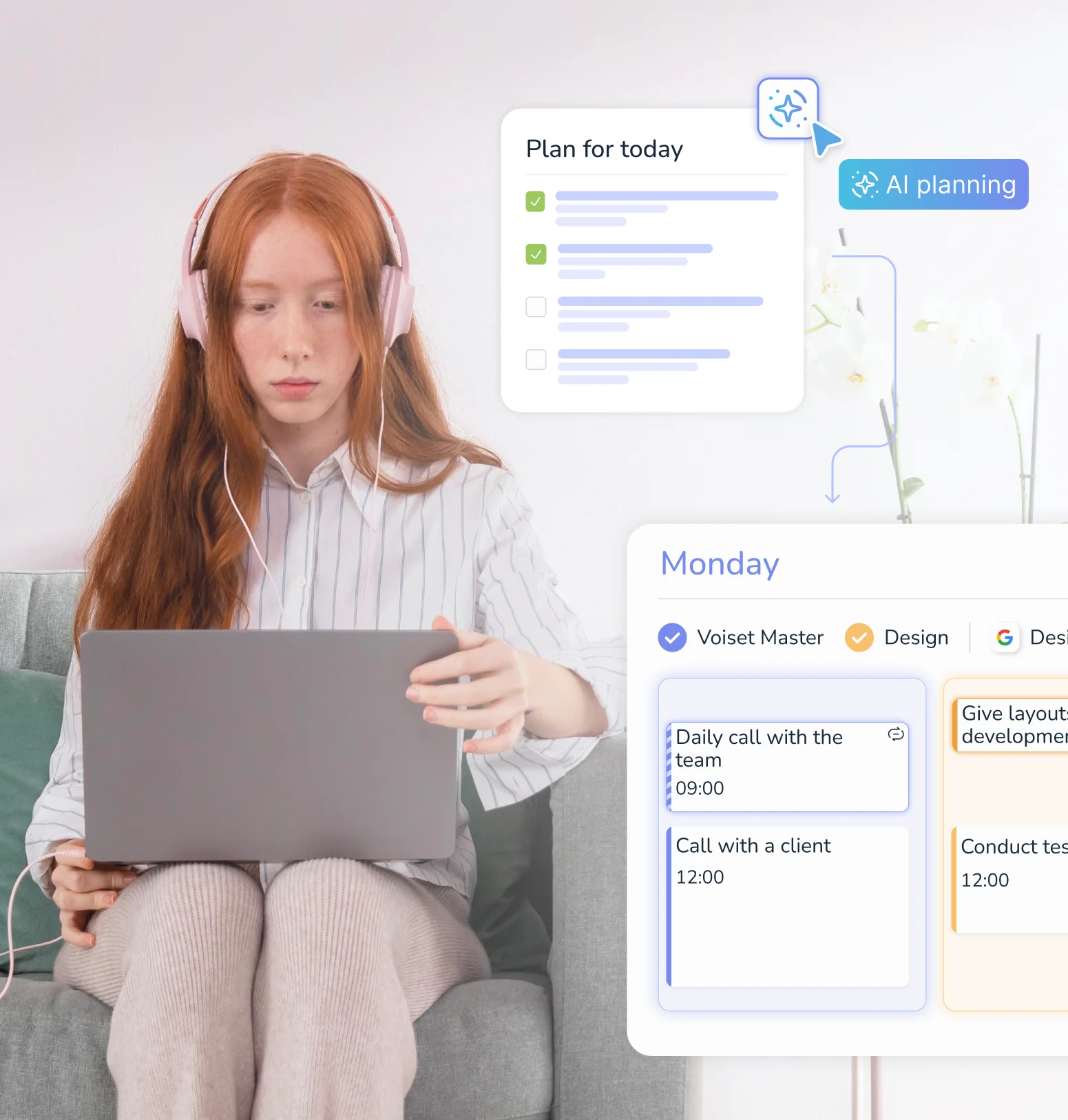 A voice assistant