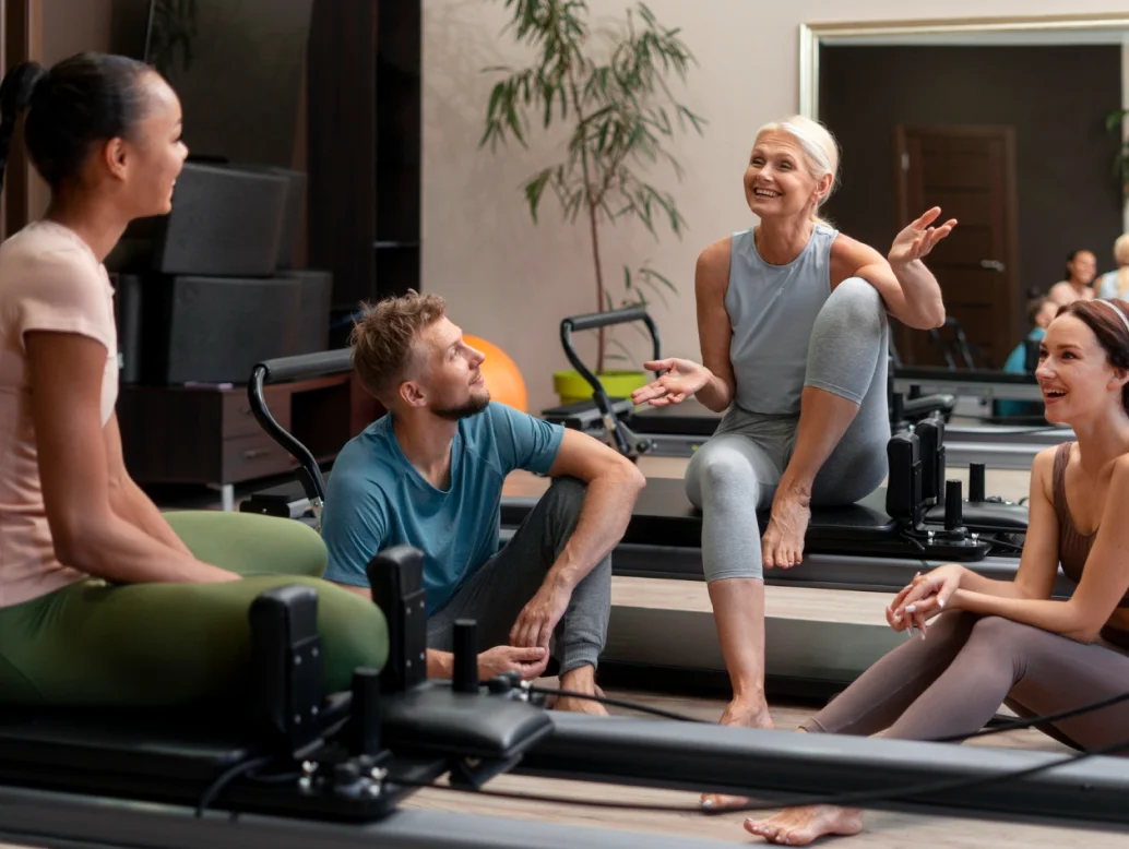 A real estate agent shows an apartment