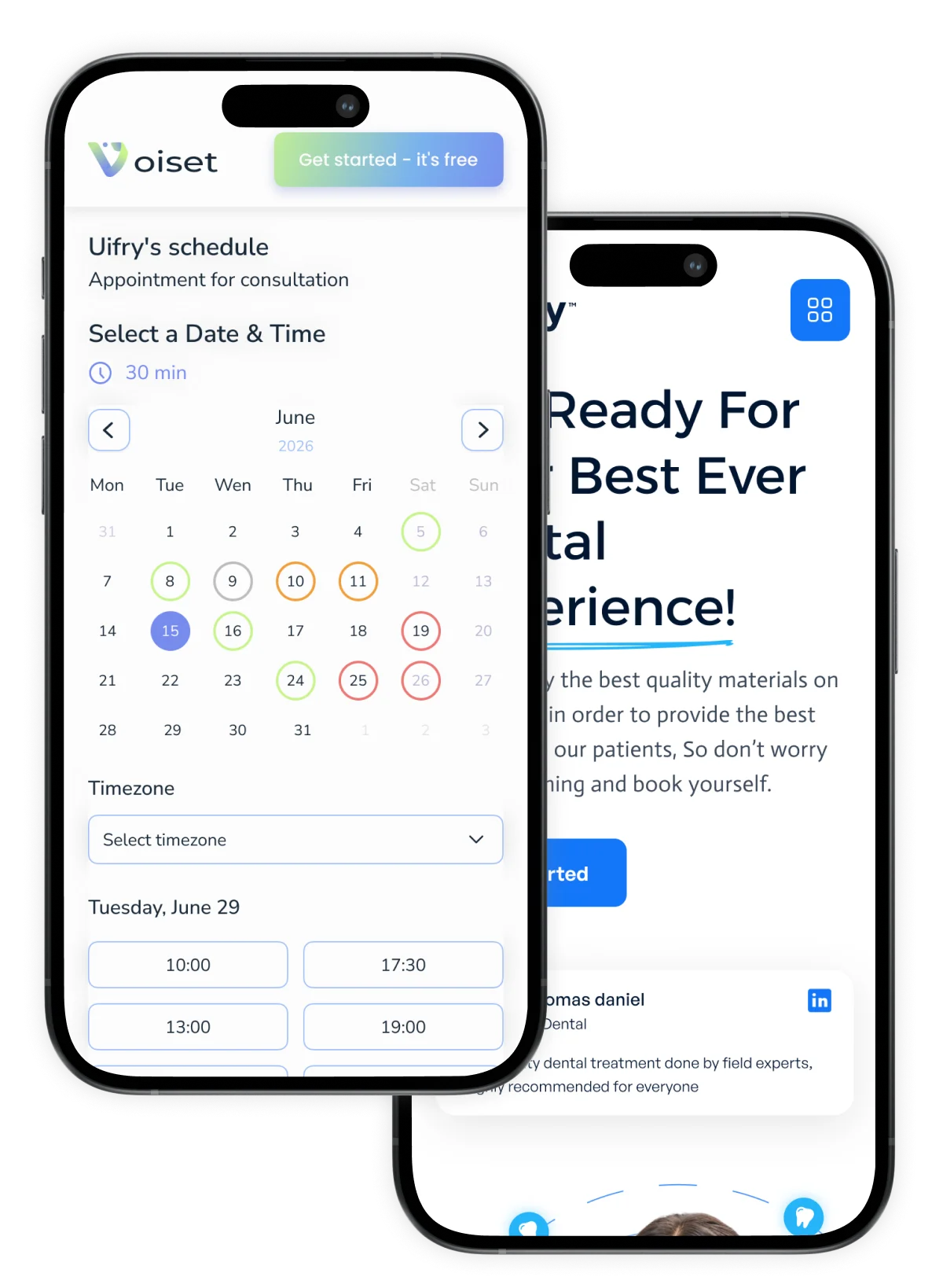 Voiset master AI calendar
