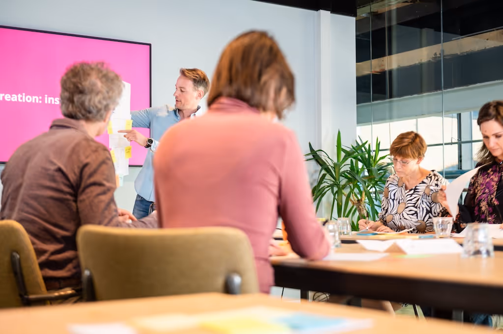 Dot voting in een Design Sprint met studio Frisbee