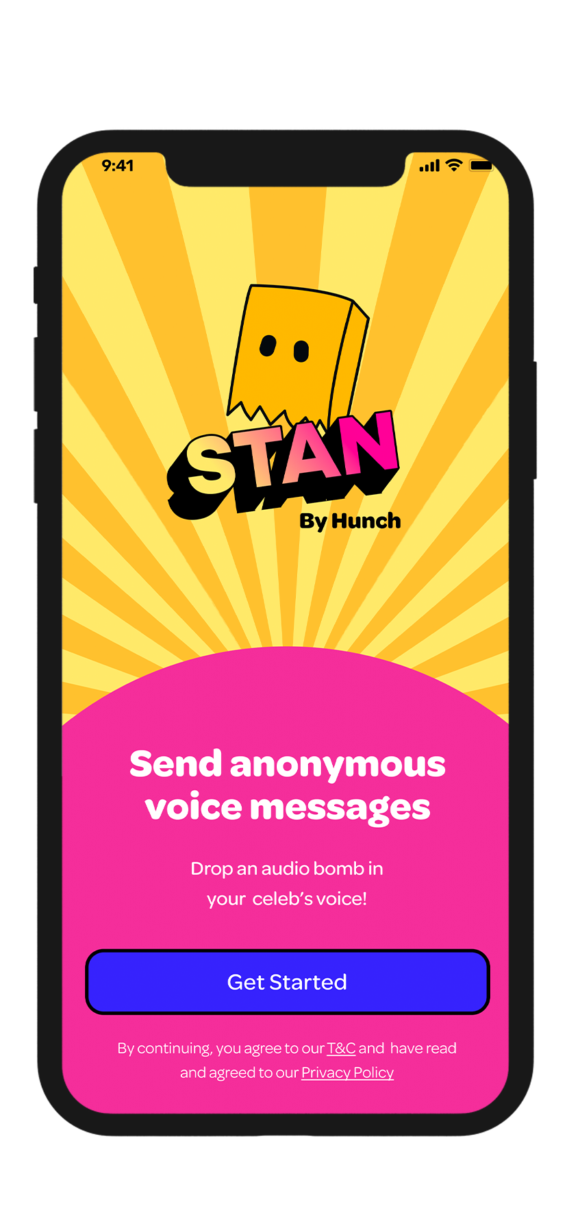 Aalto mobile app UI of home front door, confetti and the word Congratulations at the top and the home name below with the label of sold