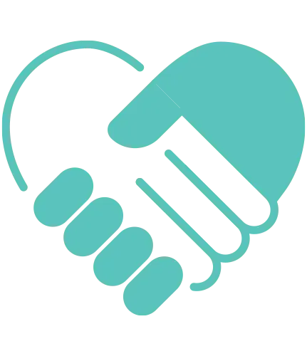 Icon of two people shaking hands