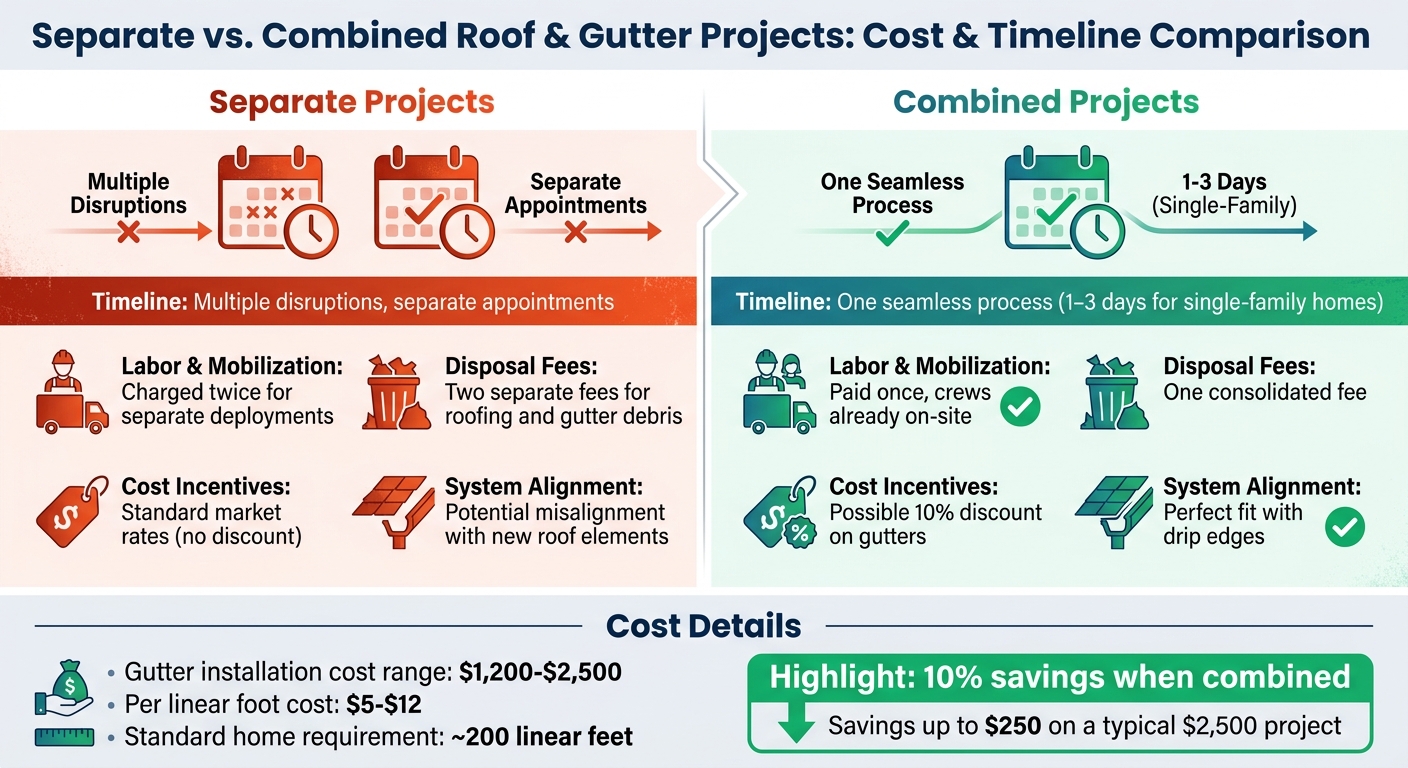 Roof and Gutter Replacement: Cost and Timeline Comparison Guide