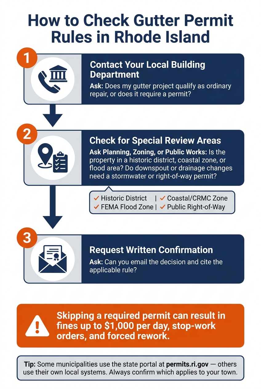 Do You Need a Gutter Permit in Rhode Island? A Step-by-Step Guide