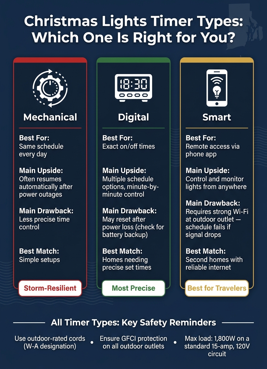 Christmas Lights Timer Types: Which One Is Right for You?