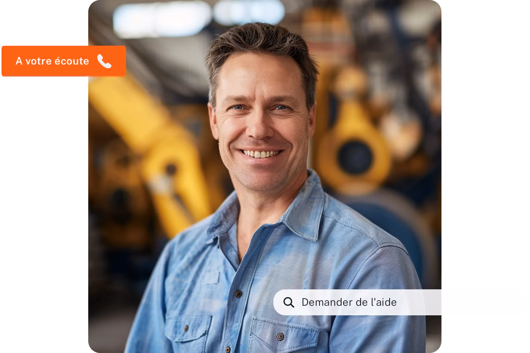 service client disponible et motivé